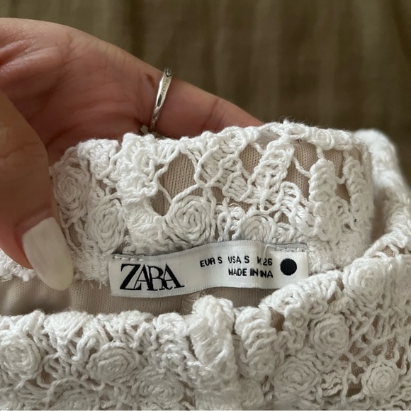 Zara Crochet Shorts - Size Small - Picture 7 of 7